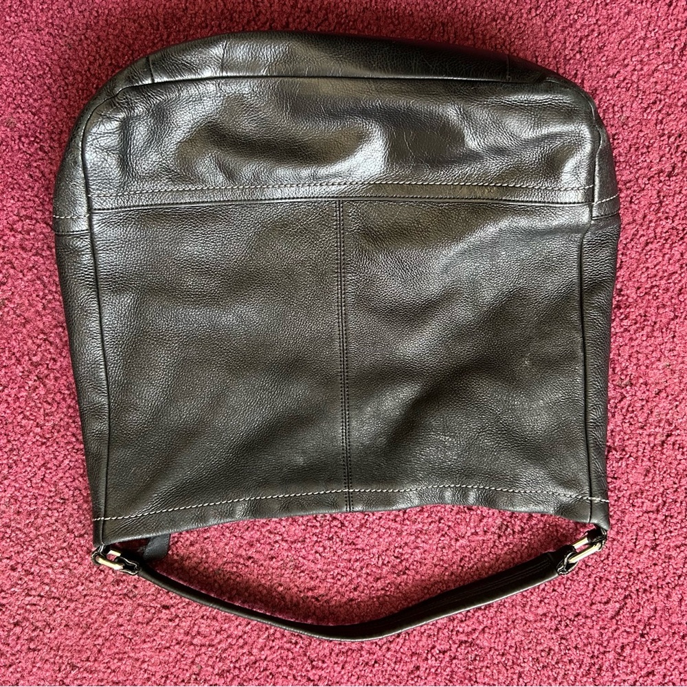 Coach Black Leather Hobo Bag - Picture 3 of 8